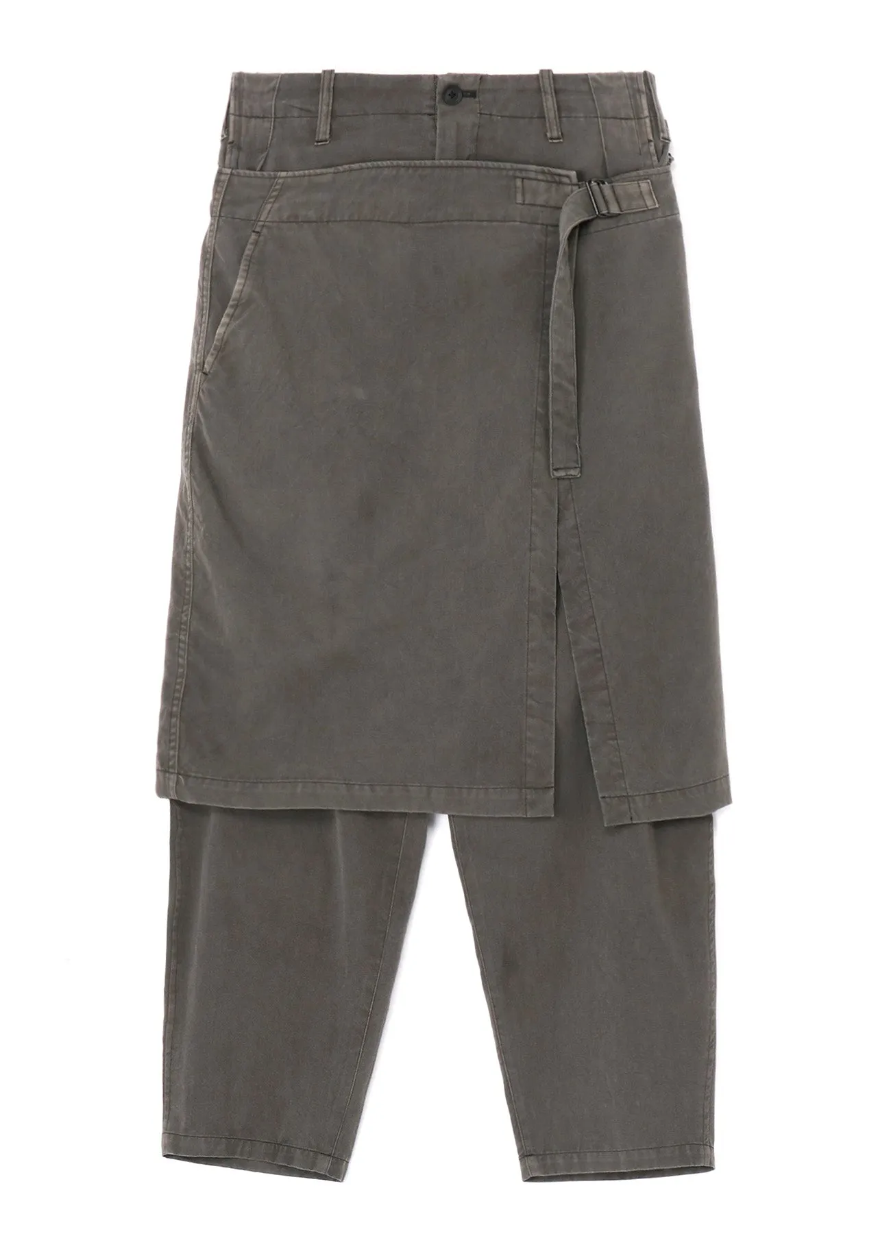 GARMENT DYE WRAP PANTS sold by Yohji Yamamoto product image thumbnail 2