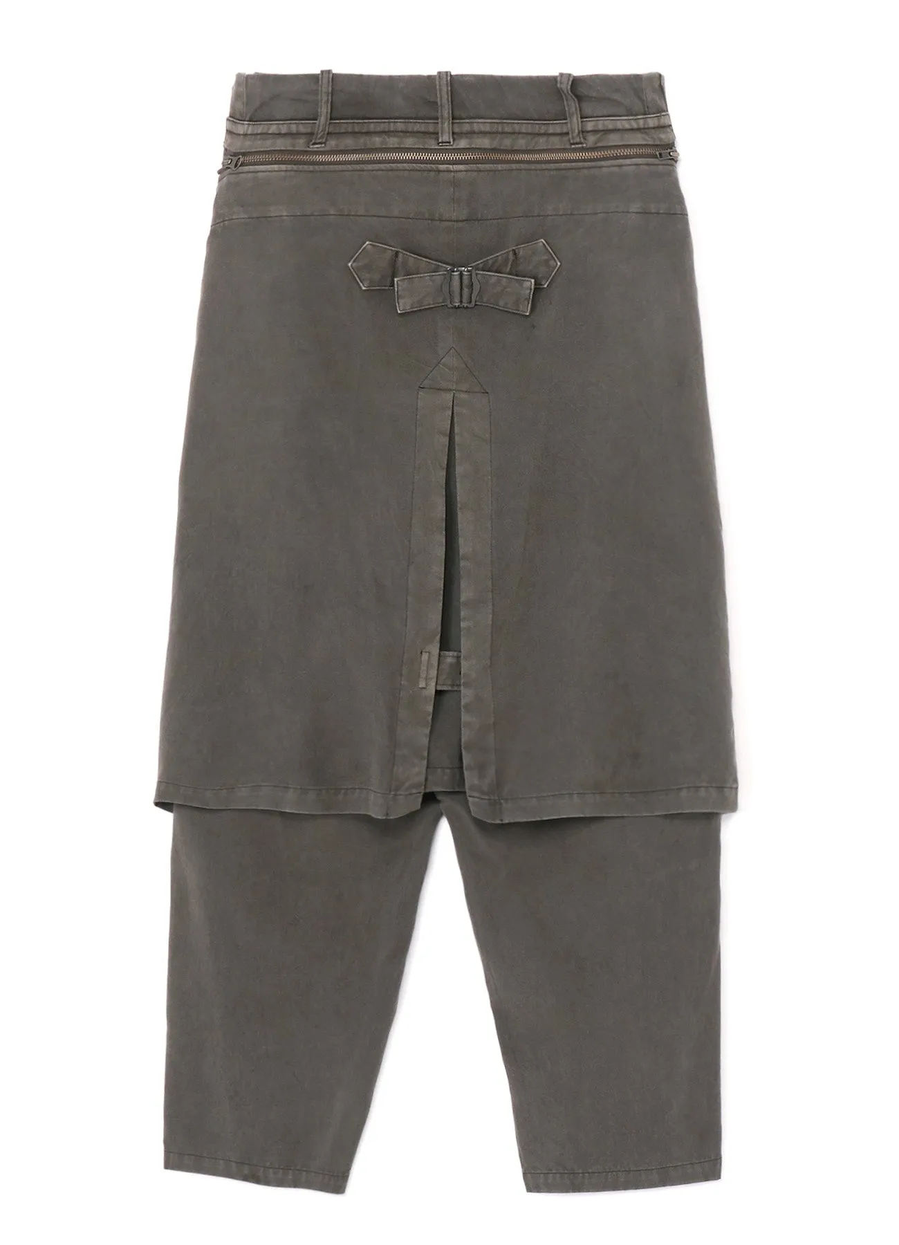 GARMENT DYE WRAP PANTS sold by Yohji Yamamoto product image thumbnail 4