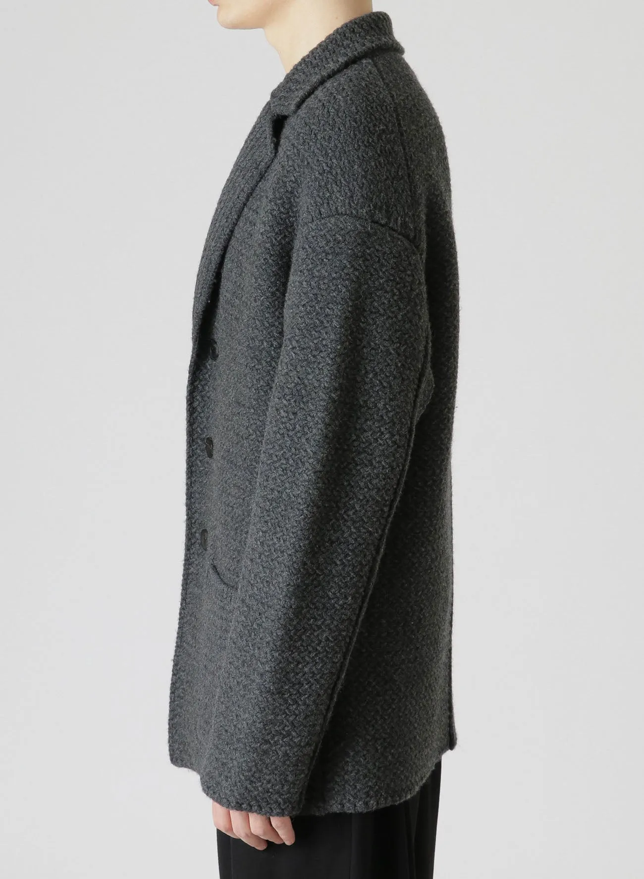 SG CHAIN STITCH PATTERN WAVE PATTERN JKT sold by Yohji Yamamoto product image thumbnail 4
