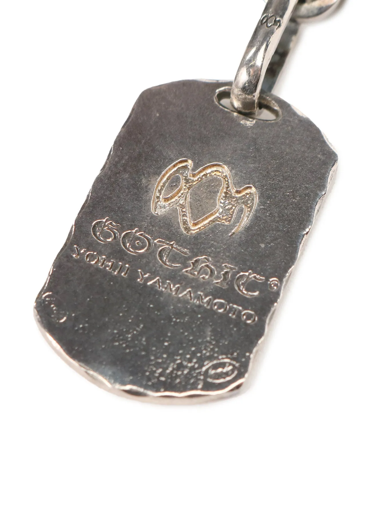 DOGTAG LEATHER BRACELET sold by Yohji Yamamoto product image thumbnail 3