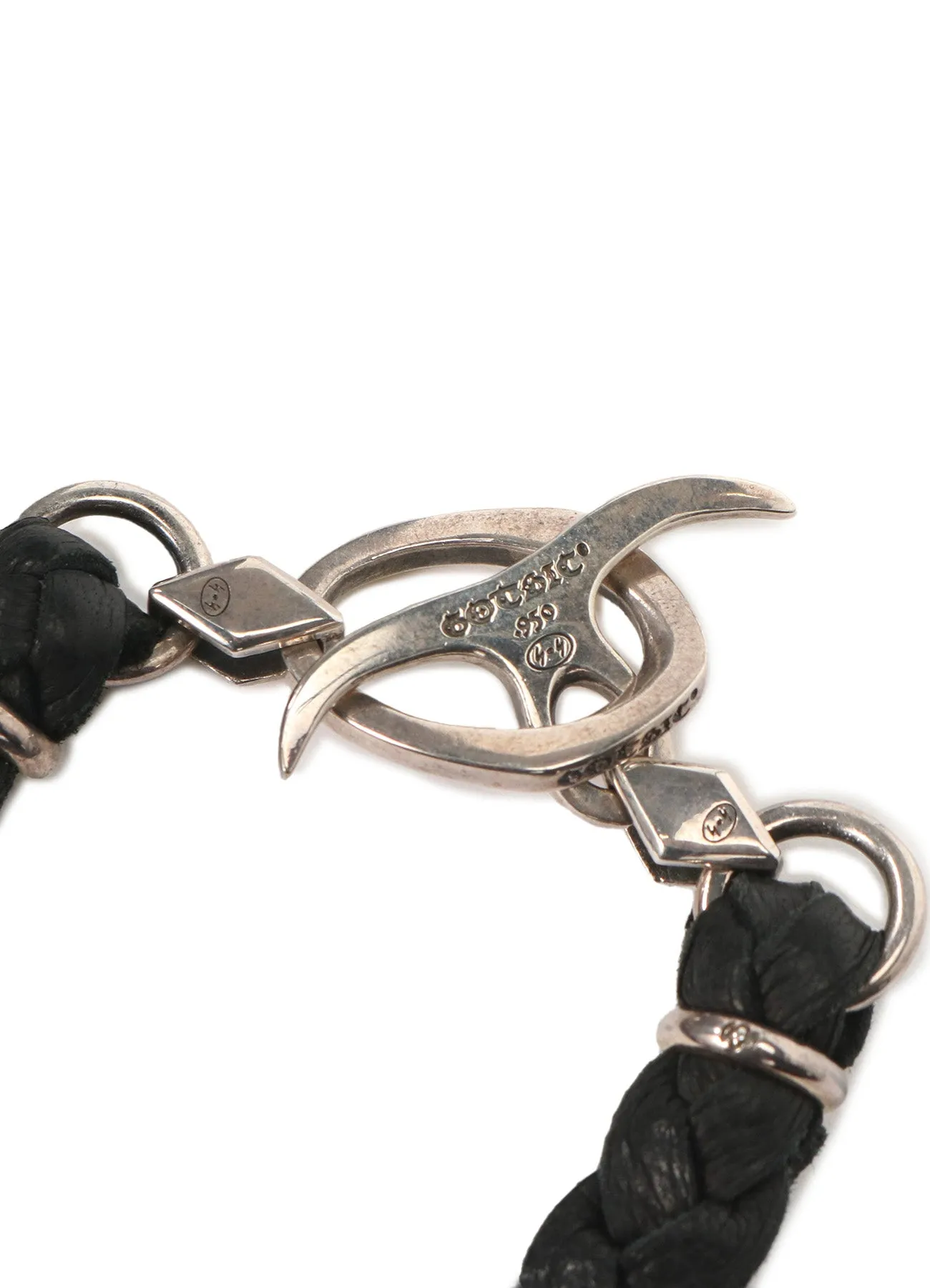 DOGTAG LEATHER BRACELET sold by Yohji Yamamoto product image thumbnail 4