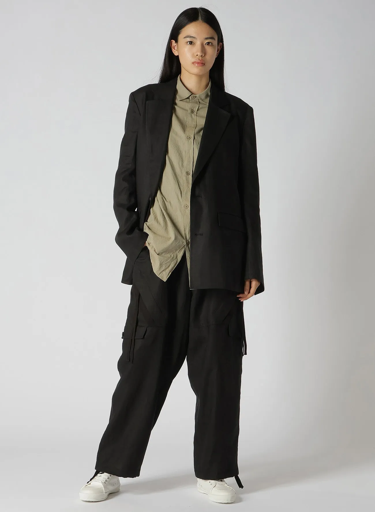 CHAMBRAY LAWN BIG SLEEVE SHIRT sold by Yohji Yamamoto product image thumbnail 3