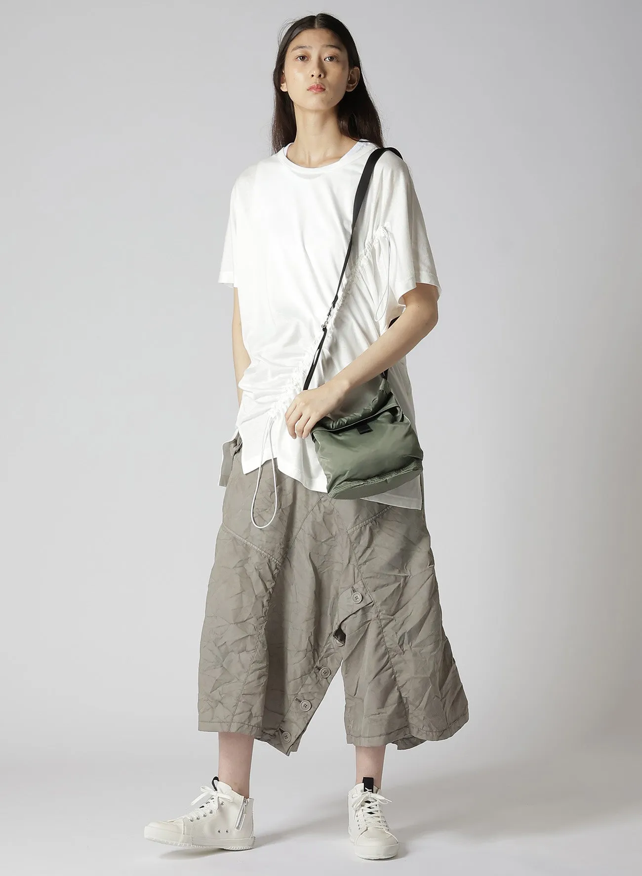 NYLON TWILL 2WAY MINI HELMET SHOULDER BAG sold by Yohji Yamamoto product image thumbnail 2