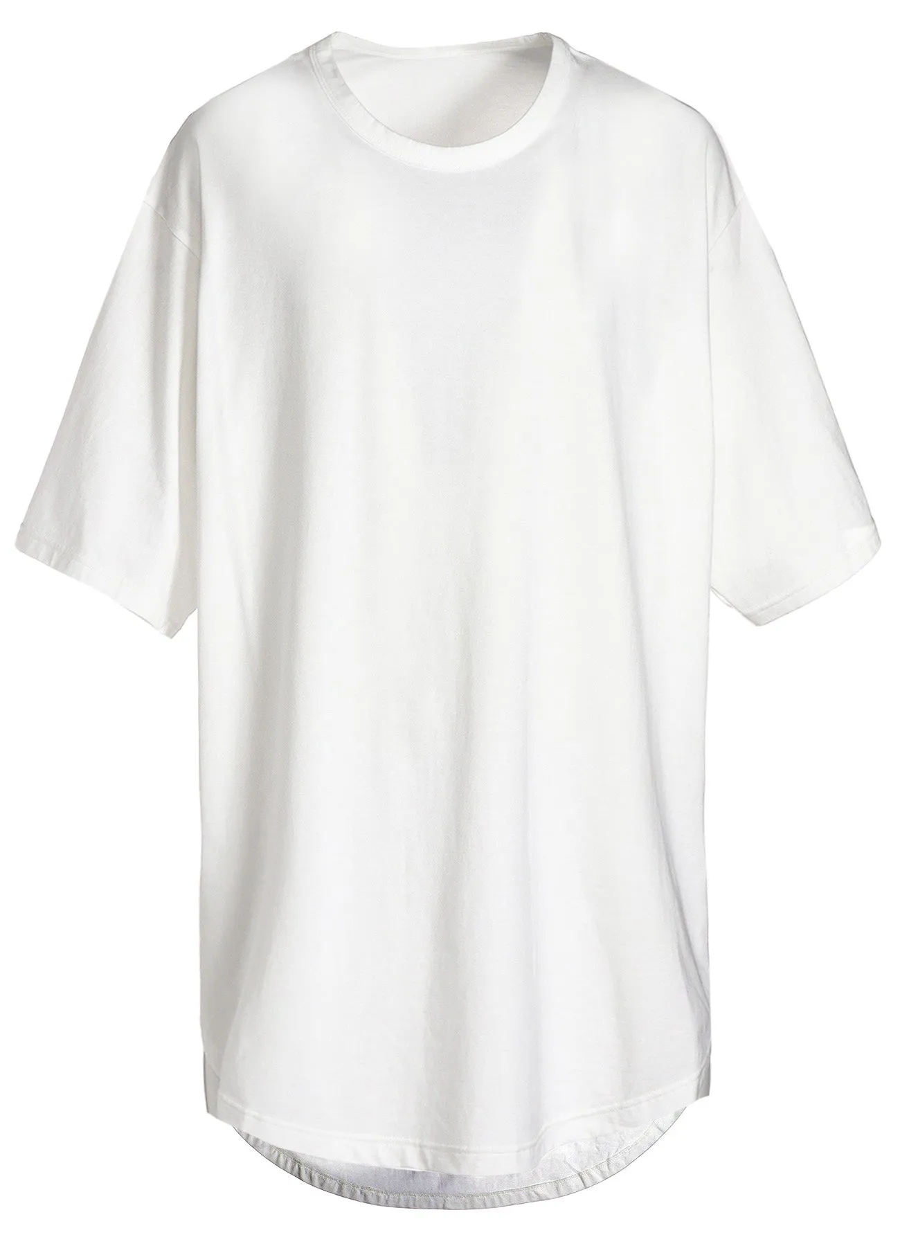 COTTON JERSEY ROUND HEM JUMBO SHORT SLEEVED T sold by Yohji Yamamoto product image thumbnail 2