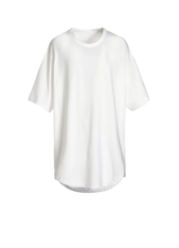 COTTON JERSEY ROUND HEM JUMBO SHORT SLEEVED T sold by Yohji Yamamoto