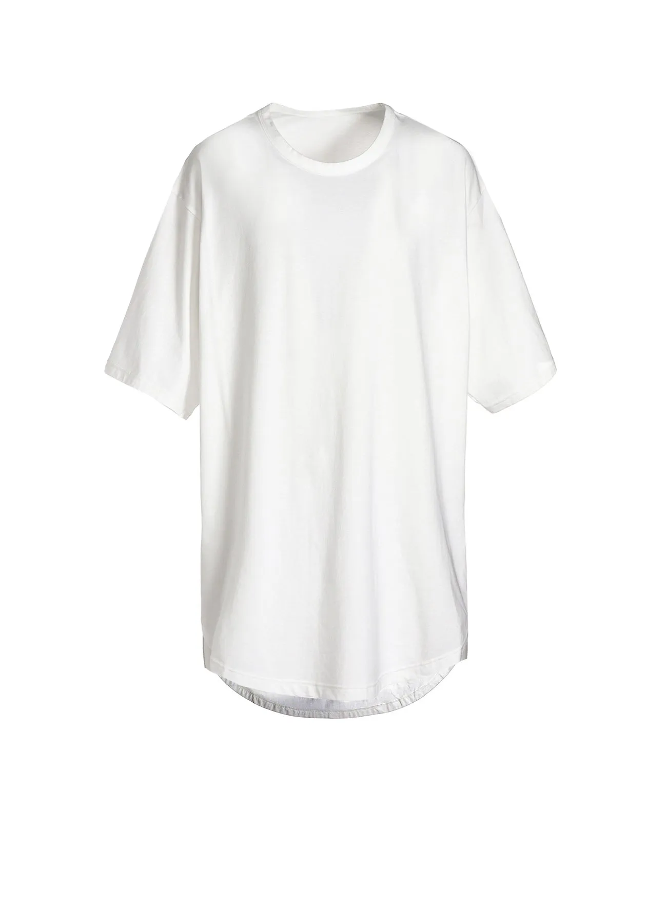 COTTON JERSEY ROUND HEM JUMBO SHORT SLEEVED T sold by Yohji Yamamoto