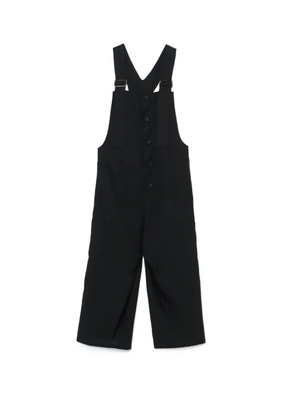 LINEN LAWN  FRONT BUTTON OVERALLS made by Yohji Yamamoto