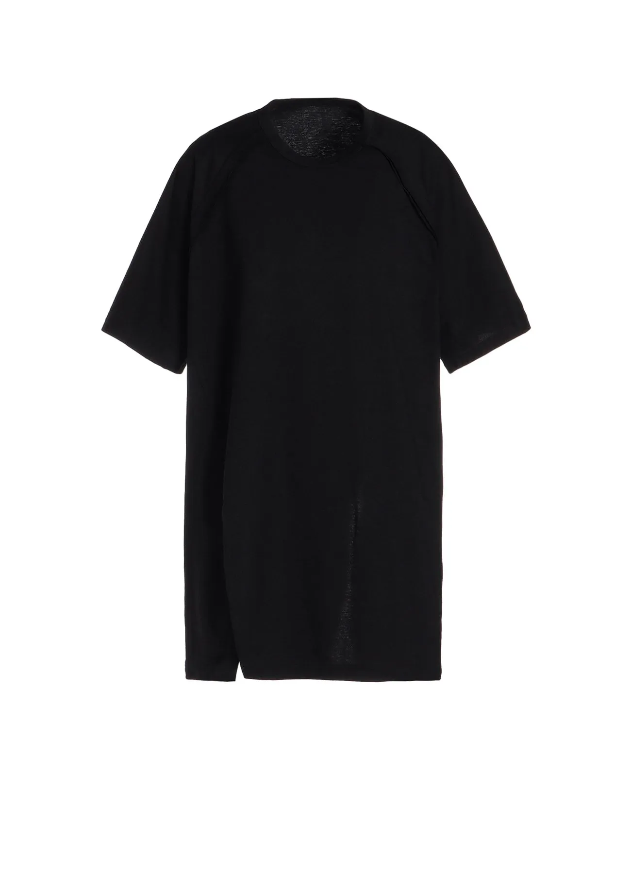 COTTON JERSEY FRONT RAGLAN SLIT T-SHIRT sold by Yohji Yamamoto