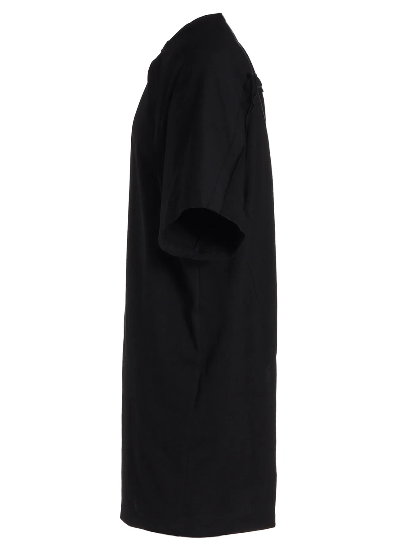 COTTON JERSEY FRONT RAGLAN SLIT T-SHIRT sold by Yohji Yamamoto product image thumbnail 3