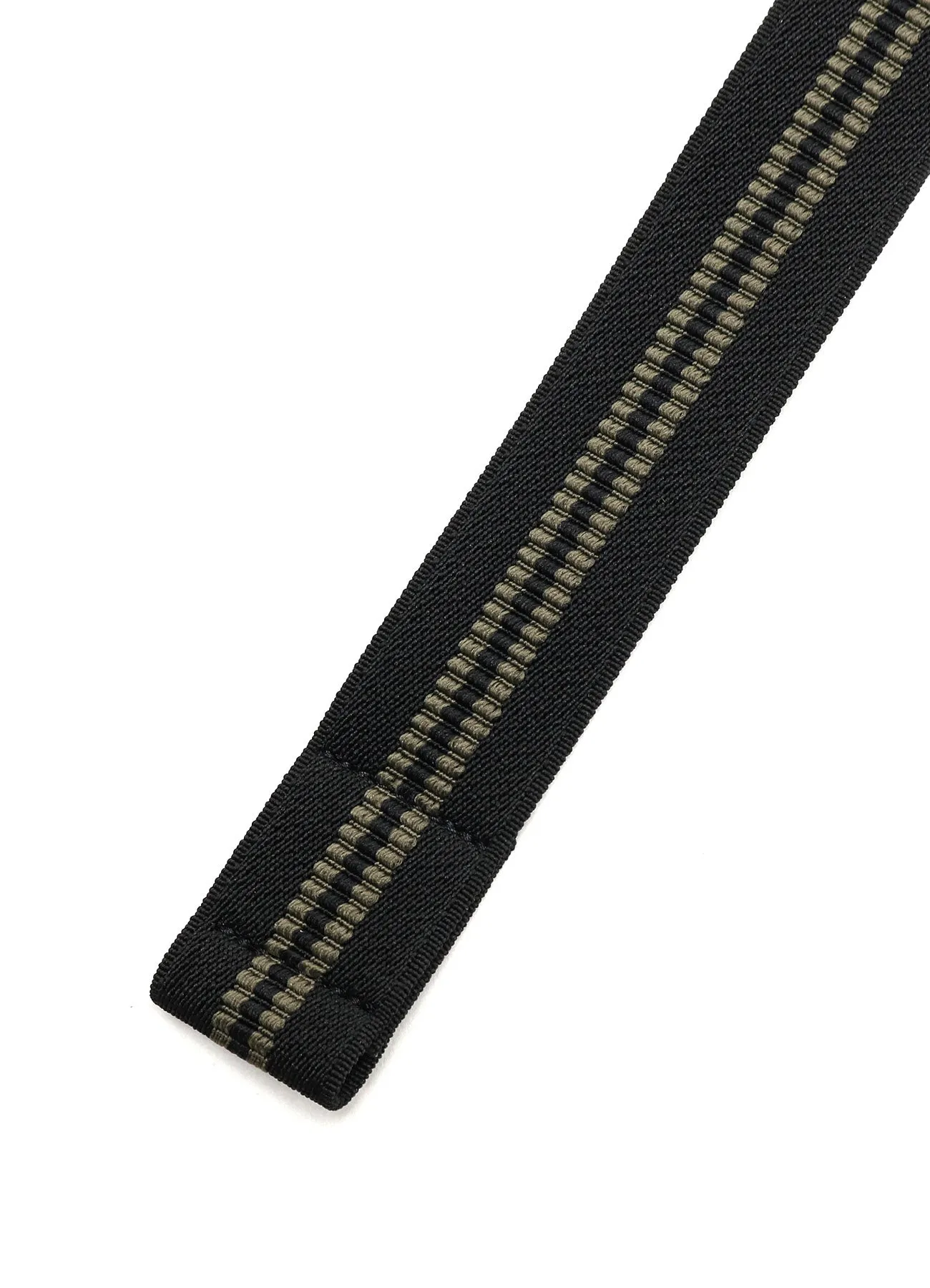 STRIPED RUBBER JACQUARD STRETCH BELT sold by Yohji Yamamoto product image thumbnail 4