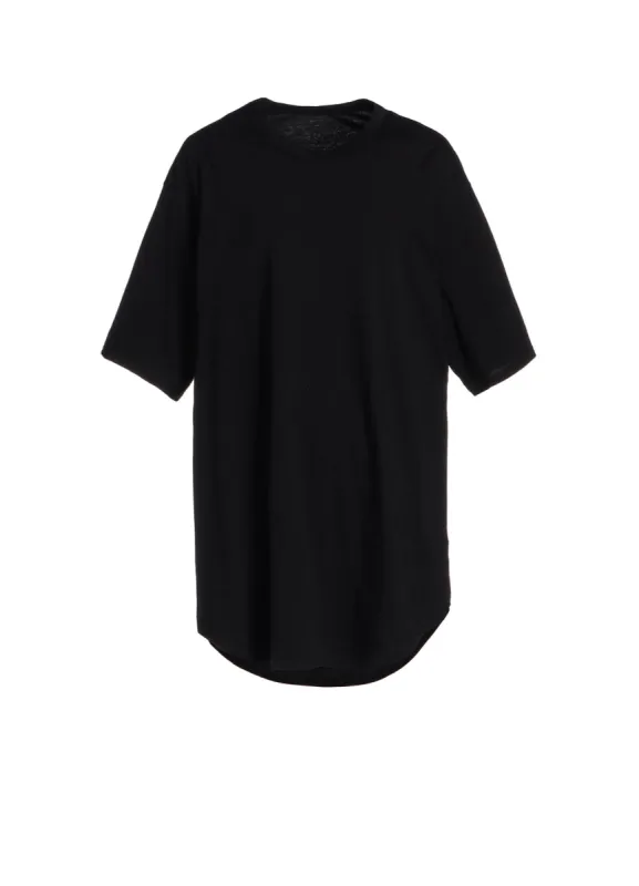 COTTON JERSEY ROUND HEM JUMBO SHORT SLEEVED T sold by Yohji Yamamoto