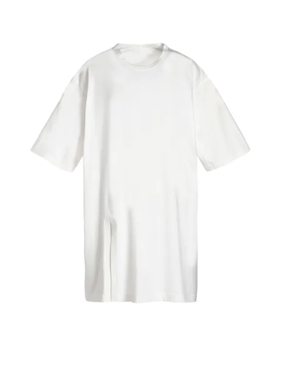 COTTON JERSEY SLIT JUMBO T-SHIRT sold by Yohji Yamamoto