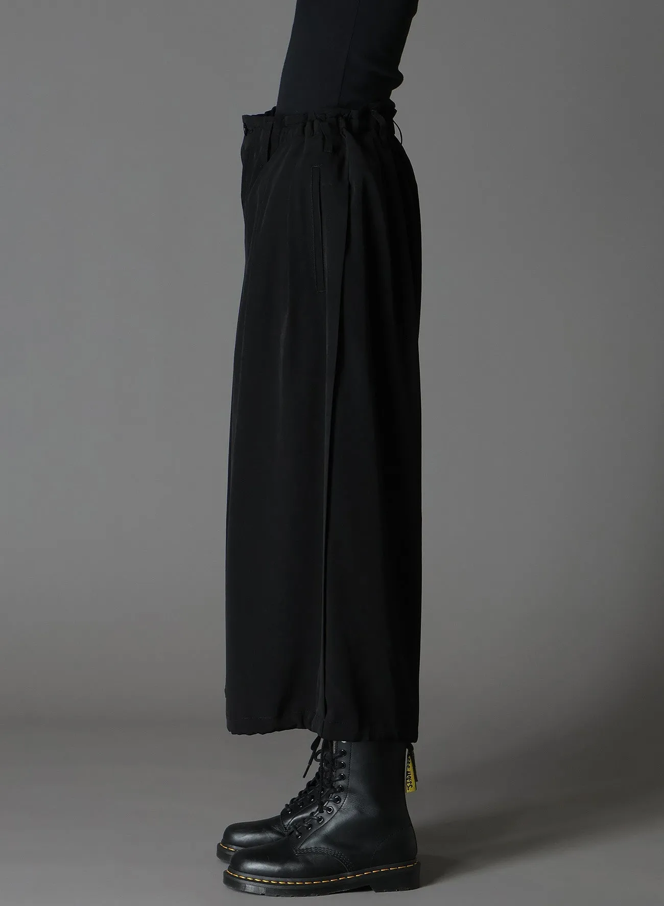 CREPE DE CHINE BALLOON PANTS sold by Yohji Yamamoto product image thumbnail 3