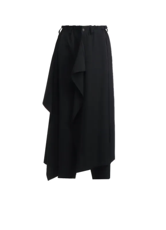WOOL GABARDINE 3-WAY SKIRT PANTS sold by Yohji Yamamoto