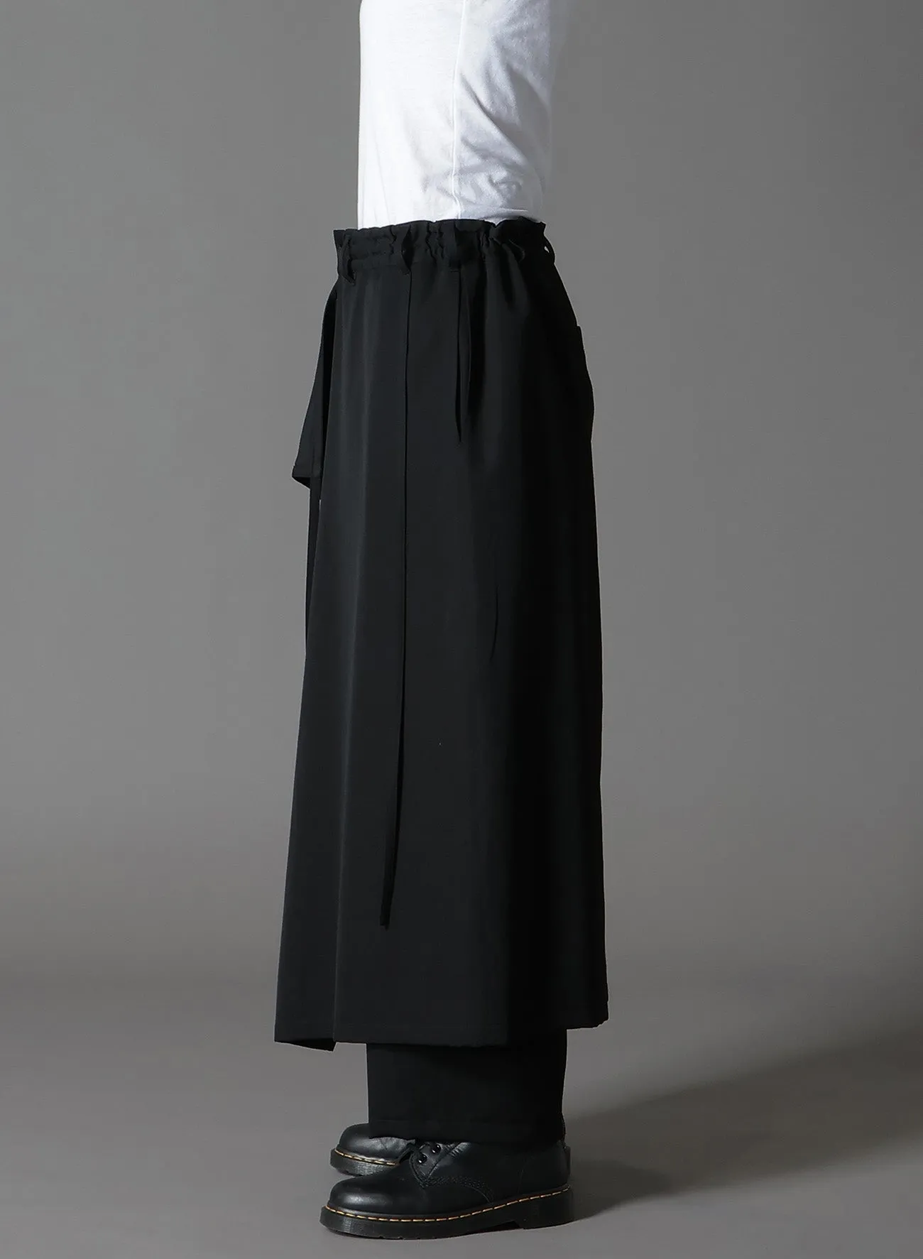 WOOL GABARDINE 3-WAY SKIRT PANTS sold by Yohji Yamamoto product image thumbnail 5