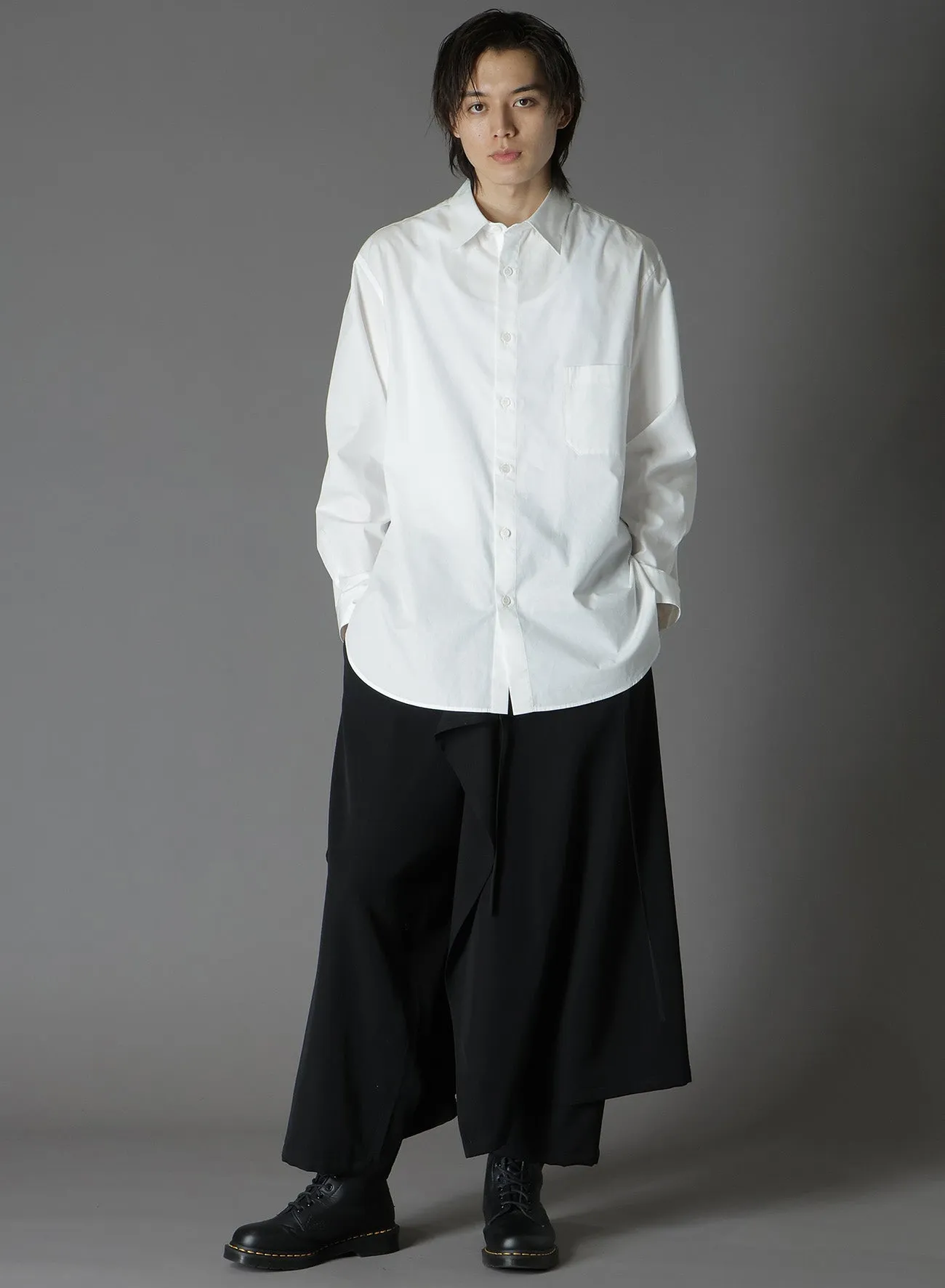 WOOL GABARDINE 3-WAY SKIRT PANTS sold by Yohji Yamamoto product image thumbnail 2