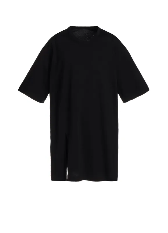 COTTON JERSEY SLIT JUMBO T-SHIRT sold by Yohji Yamamoto