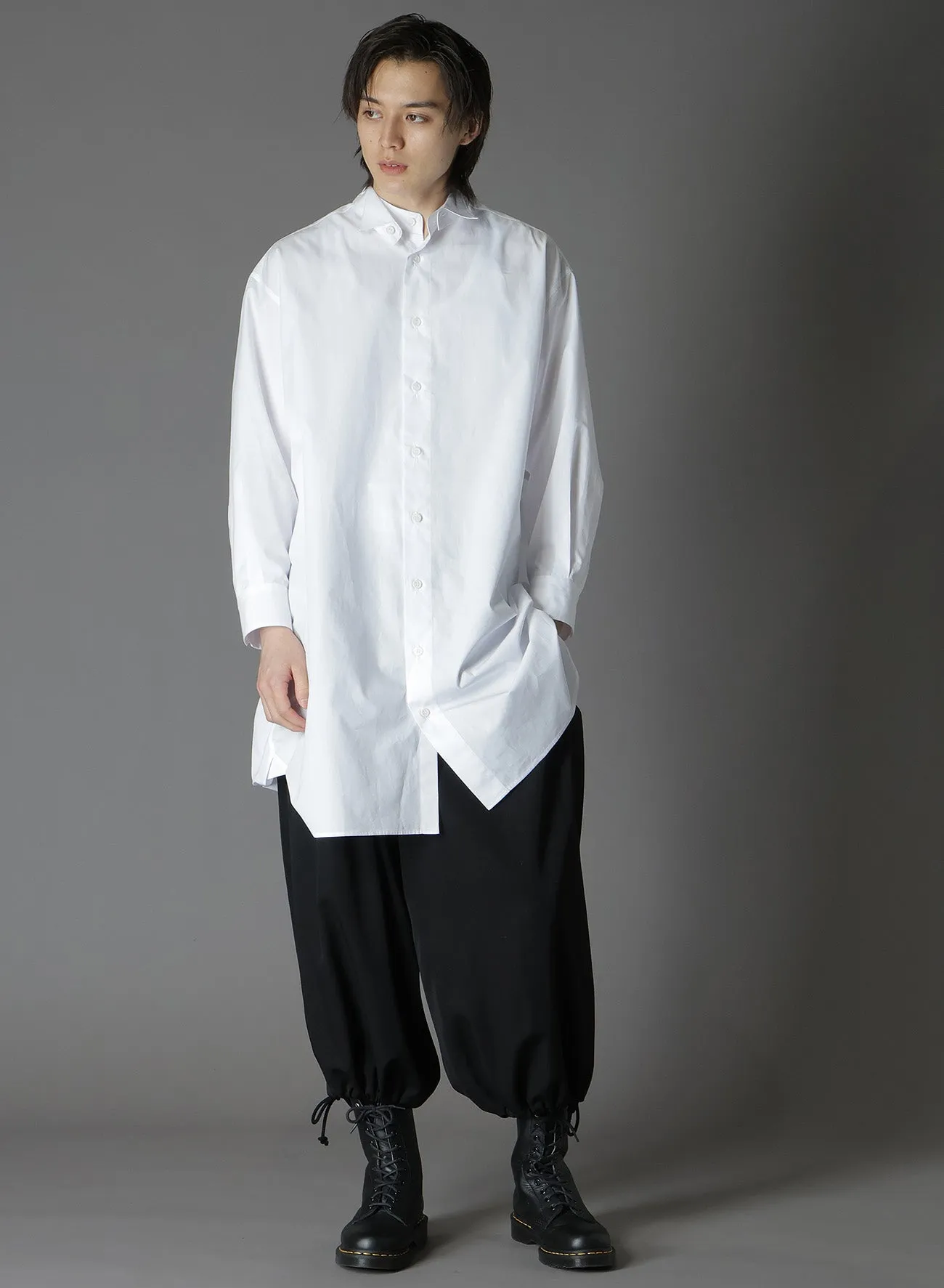 WOOL GABARDINE BALLOON PANTS sold by Yohji Yamamoto product image thumbnail 2