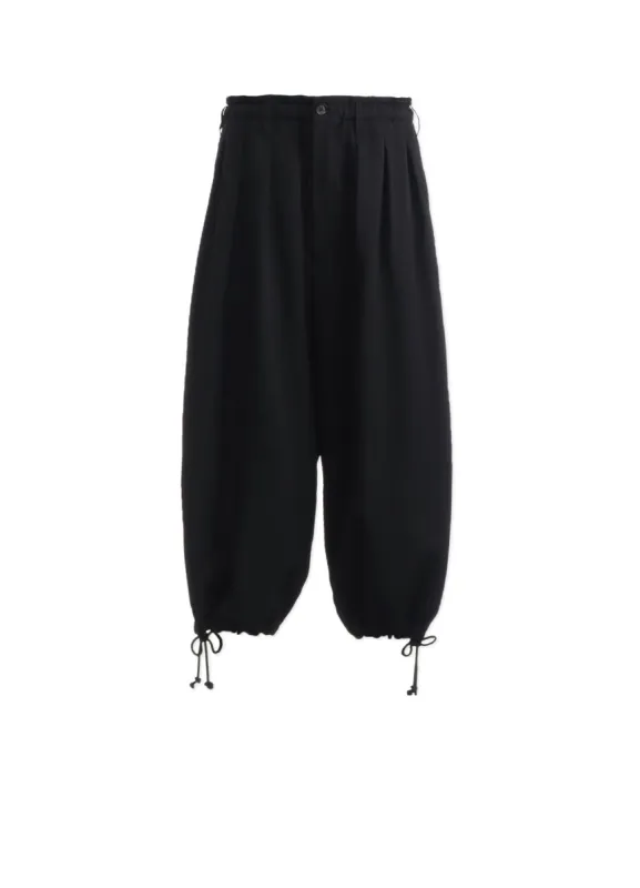 WOOL GABARDINE BALLOON PANTS sold by Yohji Yamamoto