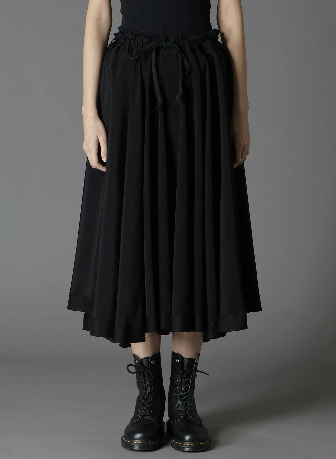CREPE DE CHINE CIRCLE PANTS sold by Yohji Yamamoto product image thumbnail 2