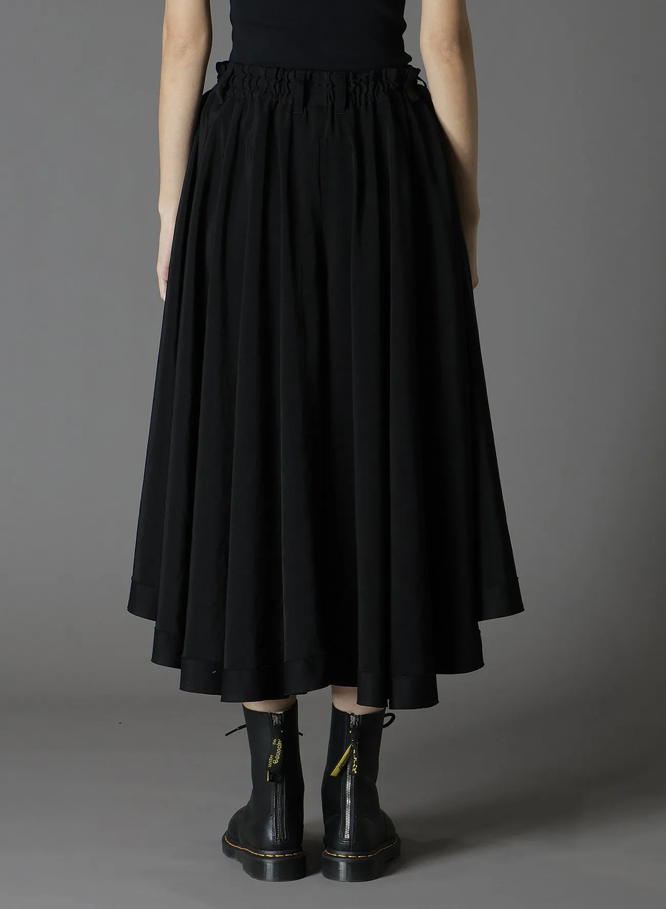 CREPE DE CHINE CIRCLE PANTS sold by Yohji Yamamoto product image thumbnail 4