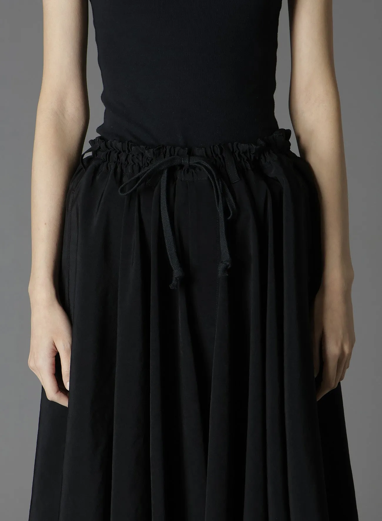 CREPE DE CHINE CIRCLE PANTS sold by Yohji Yamamoto product image thumbnail 5