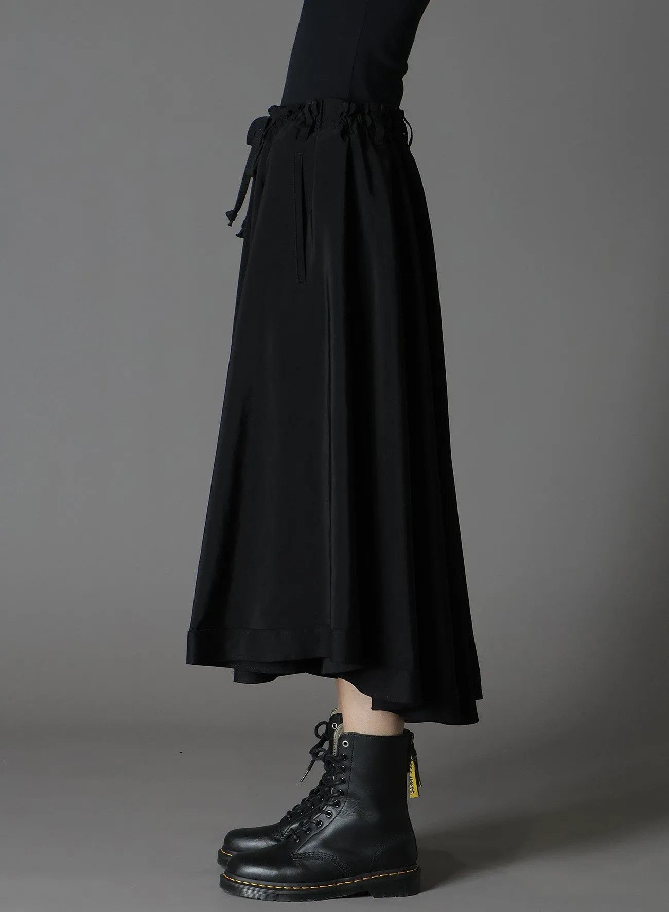 CREPE DE CHINE CIRCLE PANTS sold by Yohji Yamamoto product image thumbnail 3