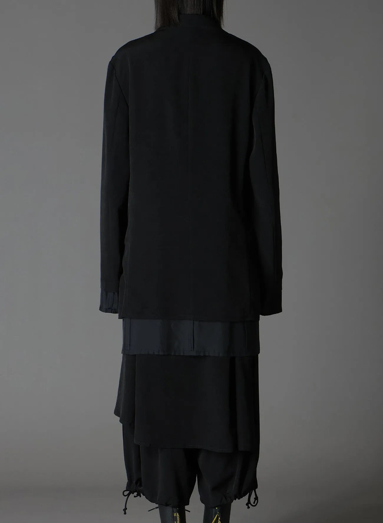 CREPE DE CHINE DOUBLE LAYER JACKET sold by Yohji Yamamoto product image thumbnail 5
