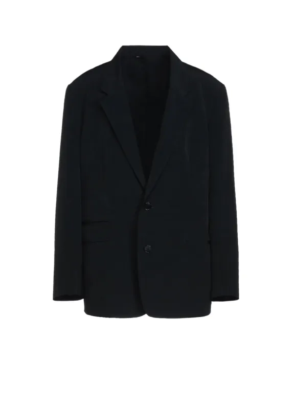 CREPE DE CHINE RUCHED-BACK JACKET sold by Yohji Yamamoto