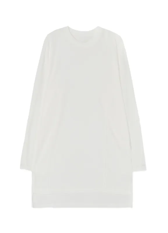 30/ COTTON JERSEY  NIGHT SLASH T-SHIRT sold by Yohji Yamamoto