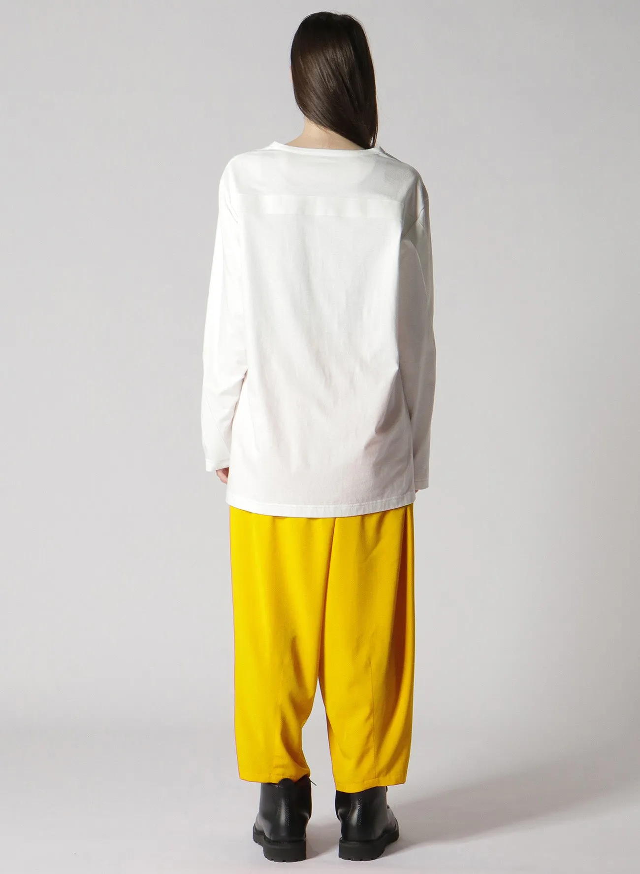 30/ COTTON JERSEY TAPE LONG SLLEVE T-SHIRT sold by Yohji Yamamoto product image thumbnail 5