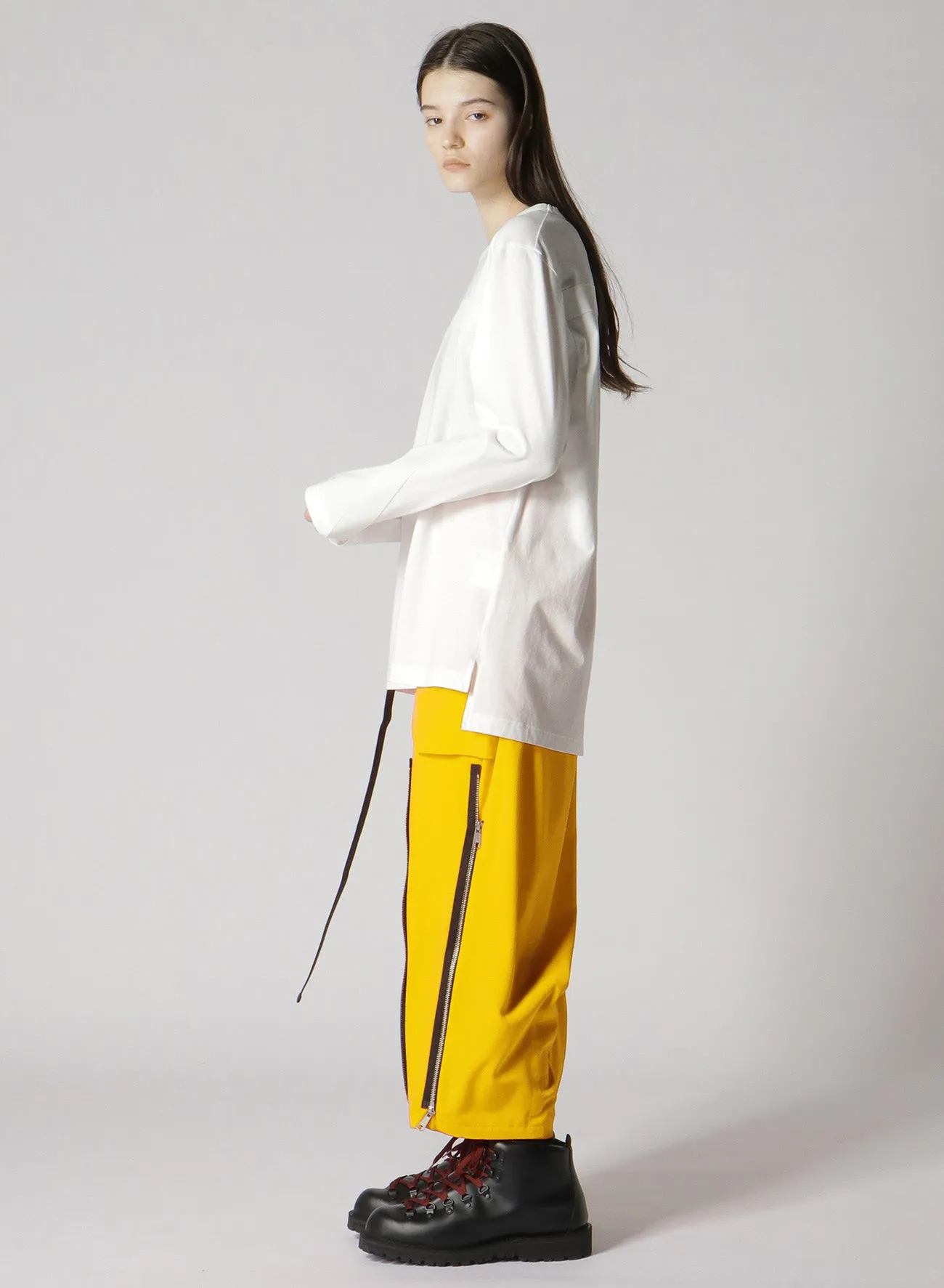 30/ COTTON JERSEY TAPE LONG SLLEVE T-SHIRT sold by Yohji Yamamoto product image thumbnail 3