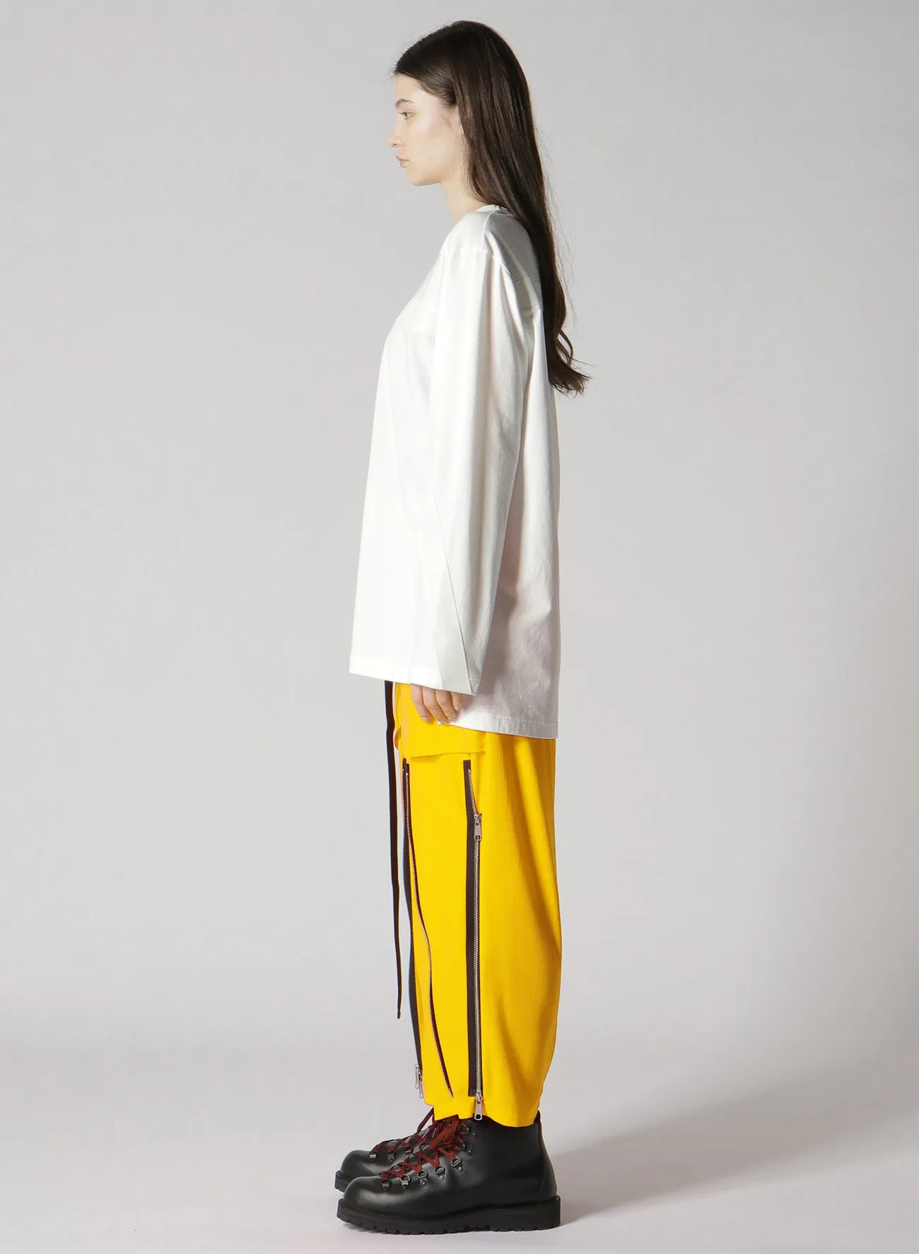 30/ COTTON JERSEY TAPE LONG SLLEVE T-SHIRT sold by Yohji Yamamoto product image thumbnail 4