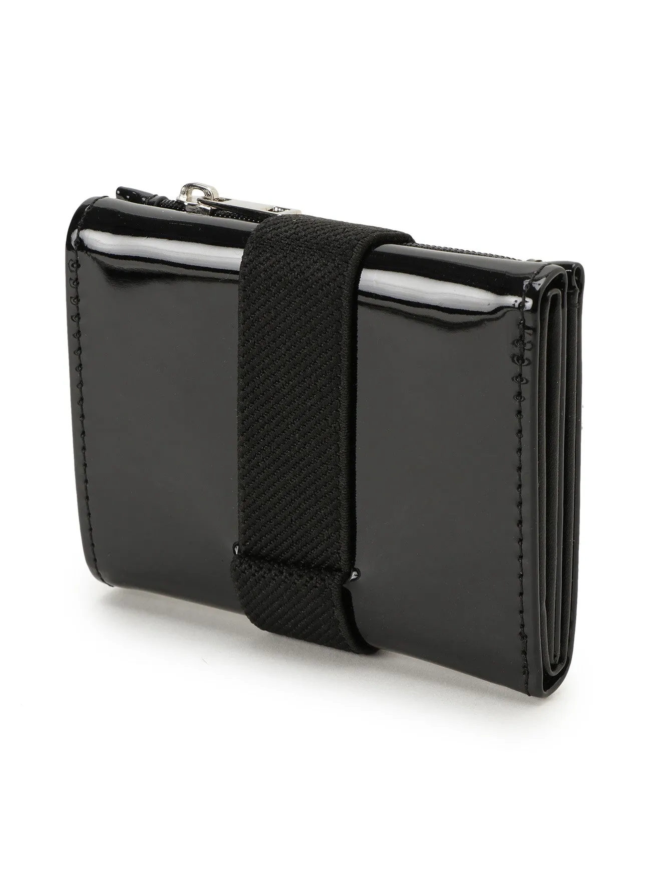 ENAMEL THREEFOLD MINI WALLET sold by Yohji Yamamoto product image thumbnail 4