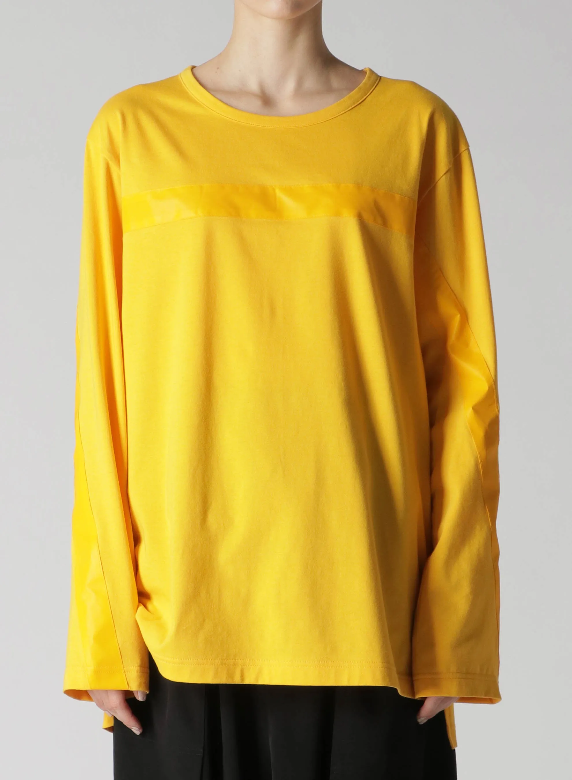 STRIP DETAIL LONG SLEEVE T-SHIRT sold by Yohji Yamamoto product image thumbnail 4