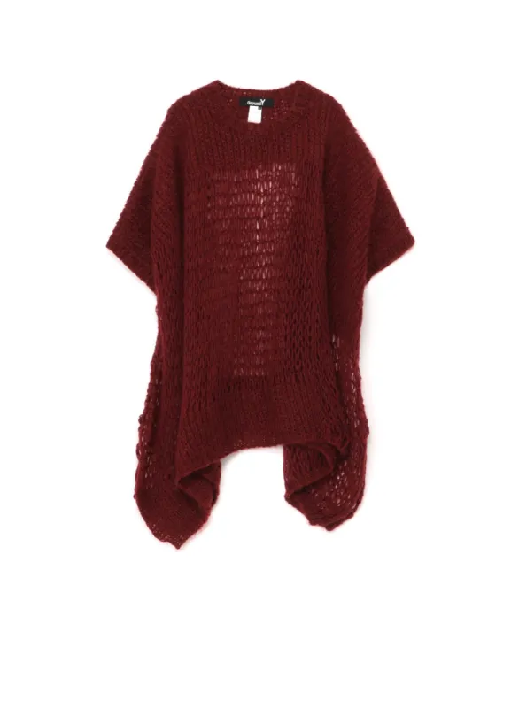 MOHAIR MIX BIG SIZE DRAPE KNIT sold by Yohji Yamamoto