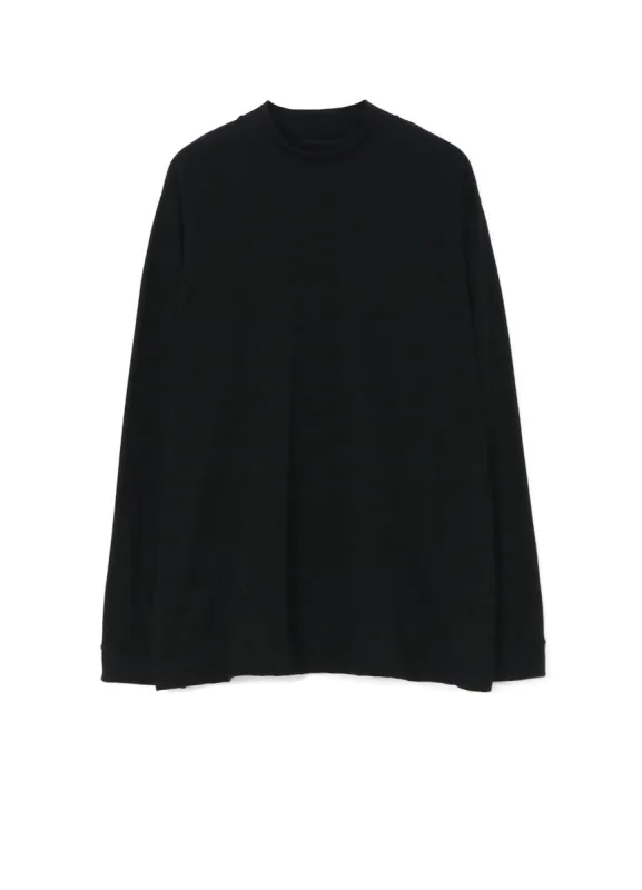 30/COTTON T-CLOTH HIGH NECK LONG SLEEVE CUT SEW sold by Yohji Yamamoto