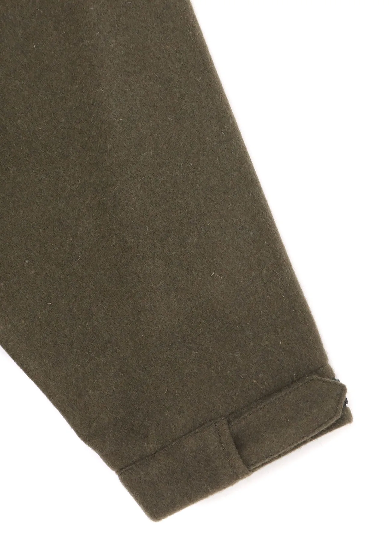 RECYCLED WOOL MELTON GUSSET BALMACHAN COAT sold by Yohji Yamamoto product image thumbnail 5