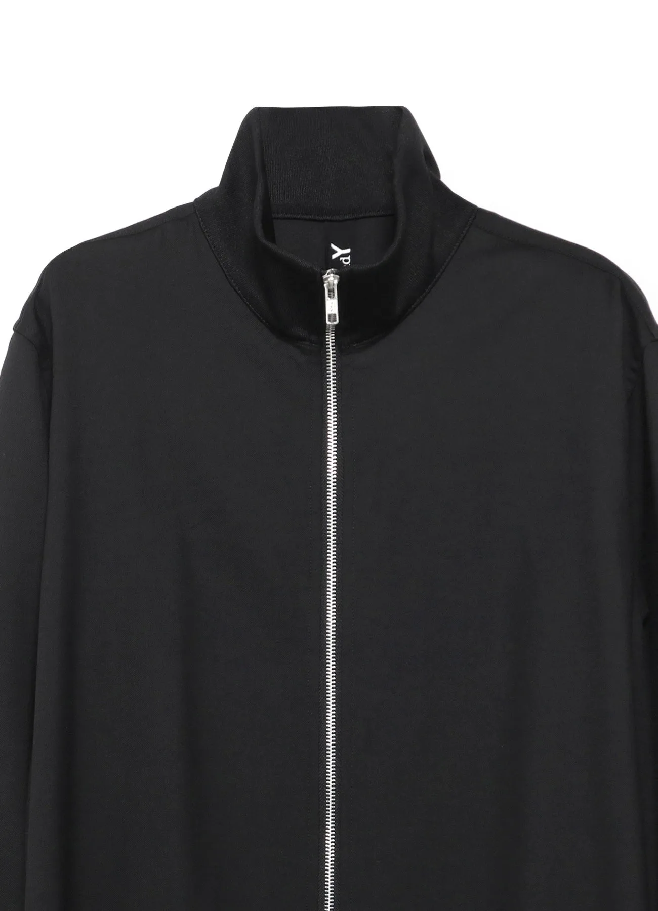 WOOL/POLYESTER GABARDINE ZIP-UP STANDING COLLAR LONG SHIRT sold by Yohji Yamamoto product image thumbnail 4