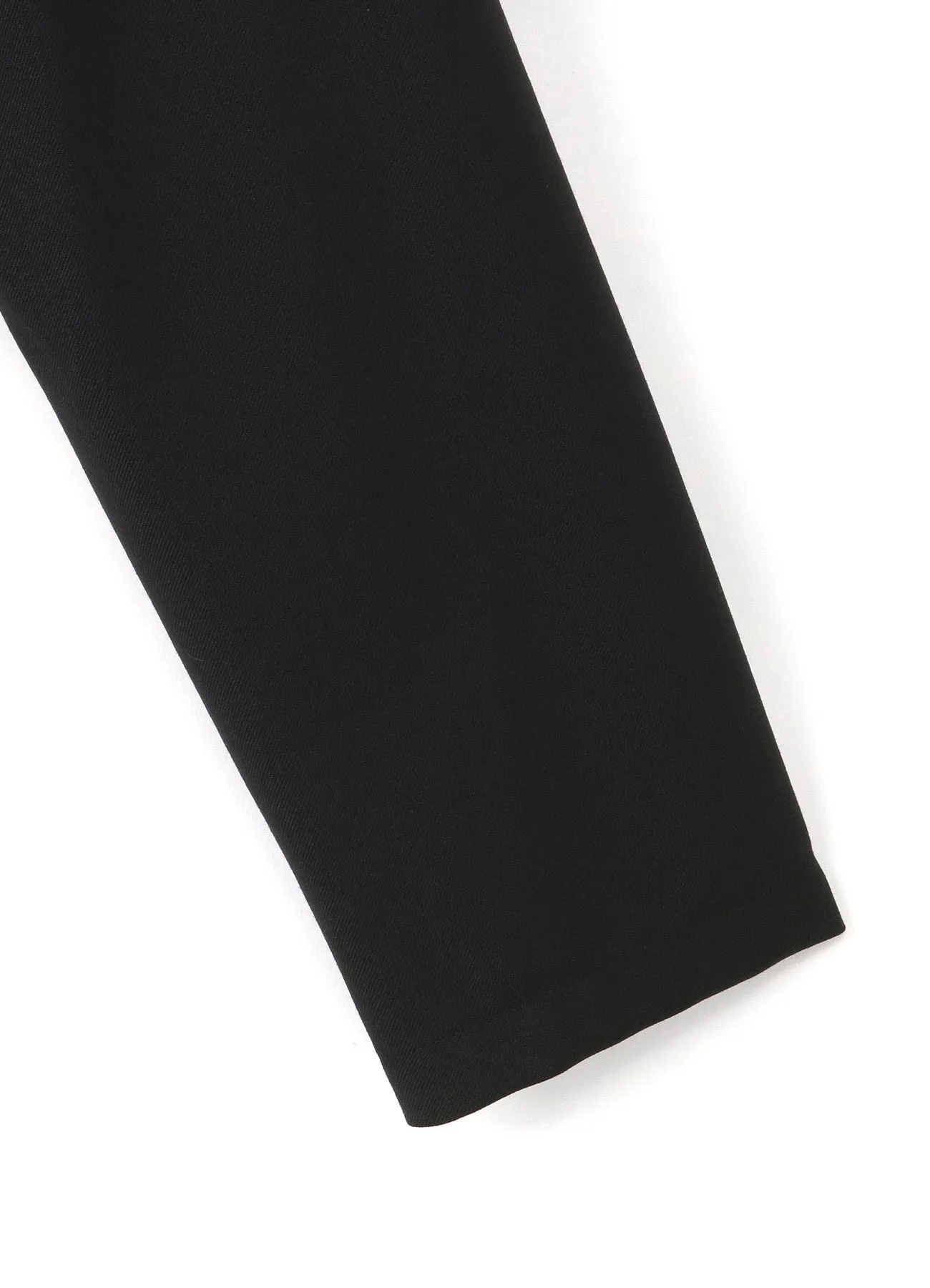 WOOL/POLYESTER GABARDINE ZIP-UP STANDING COLLAR LONG SHIRT sold by Yohji Yamamoto product image thumbnail 5