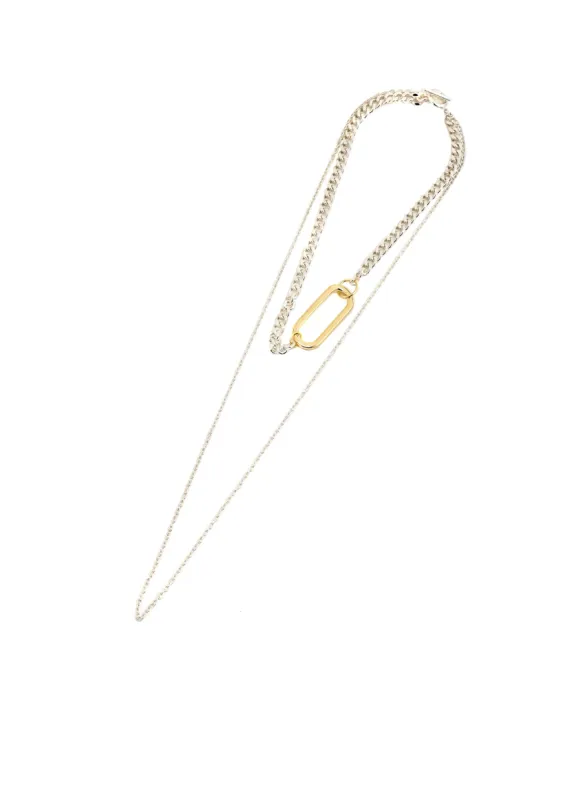 BRASS DOUBLE-STRAND  NECKLACE sold by Yohji Yamamoto