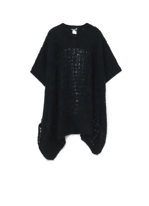 MOHAIR MIX BIG SIZE DRAPE KNIT sold by Yohji Yamamoto