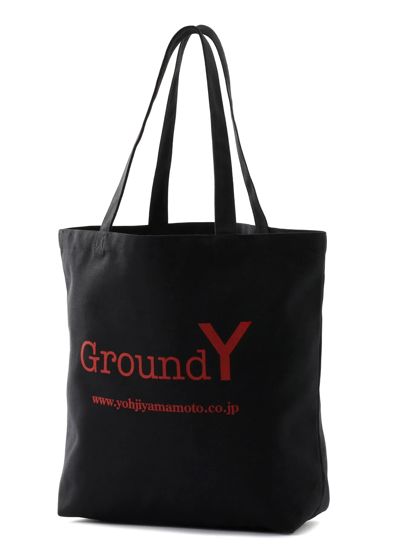 COTTON CANVAS LOGO TOTE BAG sold by Yohji Yamamoto product image thumbnail 2