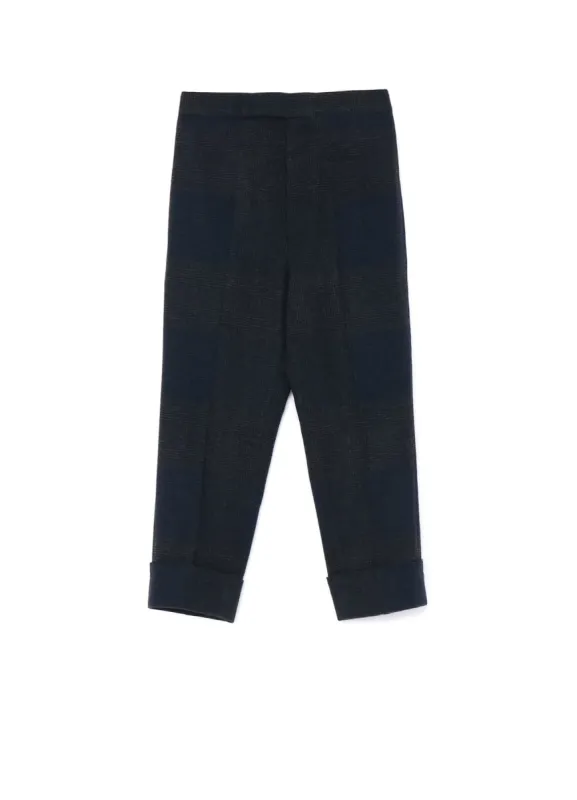 GLEN CHECK MACKIN PANTS made by Yohji Yamamoto