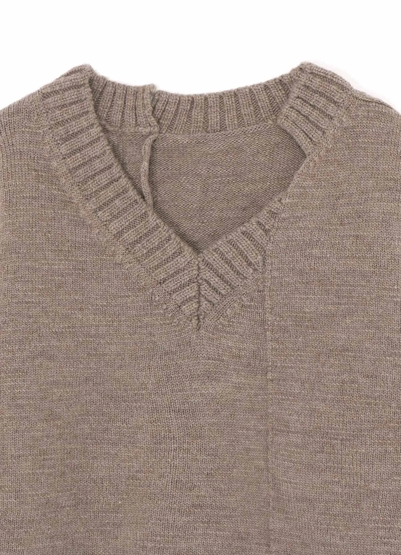 DECONSTRUCTED V-NECK SWEATER sold by Yohji Yamamoto product image thumbnail 4