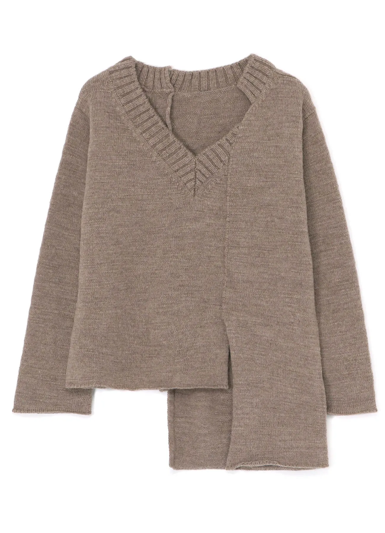 DECONSTRUCTED V-NECK SWEATER sold by Yohji Yamamoto product image thumbnail 2