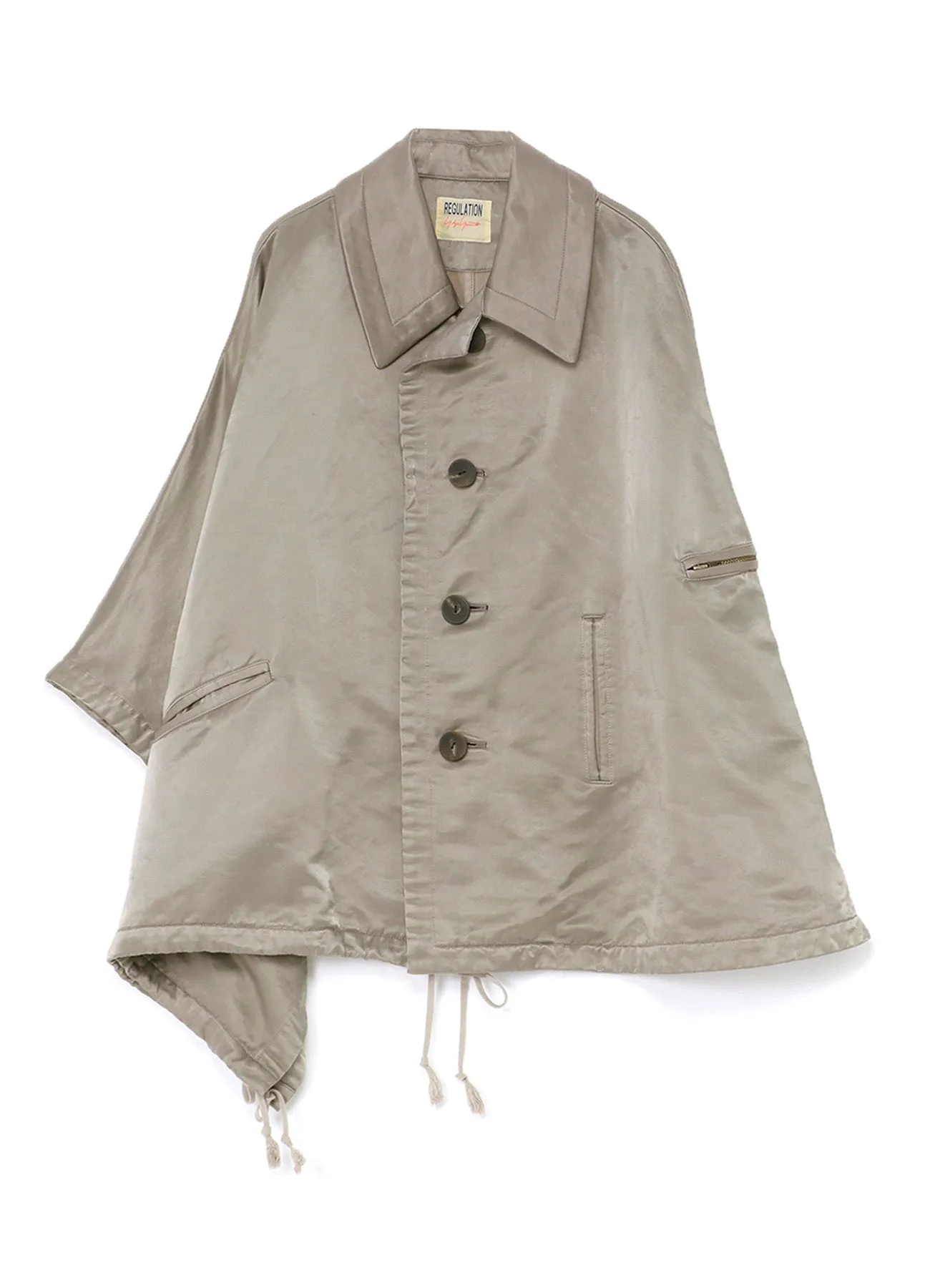 N/C TWILL FLEECY LINING R-CAPE PONCHO J sold by Yohji Yamamoto product image thumbnail 5
