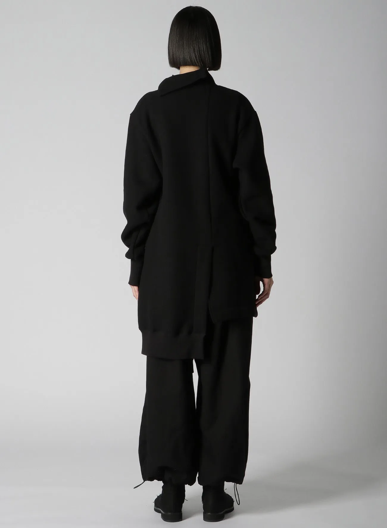 Liy/C BACKSIDE FLEECE R-TURTLE NECK COMBINATION sold by Yohji Yamamoto product image thumbnail 5