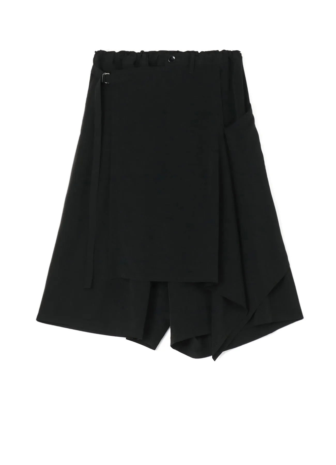 CREPE de CHINE FLARED WRAP PANTS sold by Yohji Yamamoto
