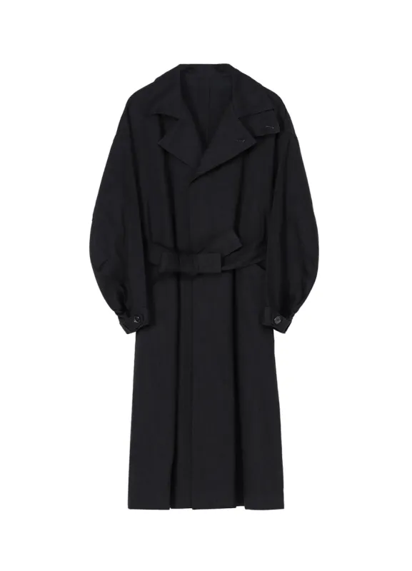 8OZ UNEVEN YARN DENIM R-MODS TRENCH COAT made by Yohji Yamamoto